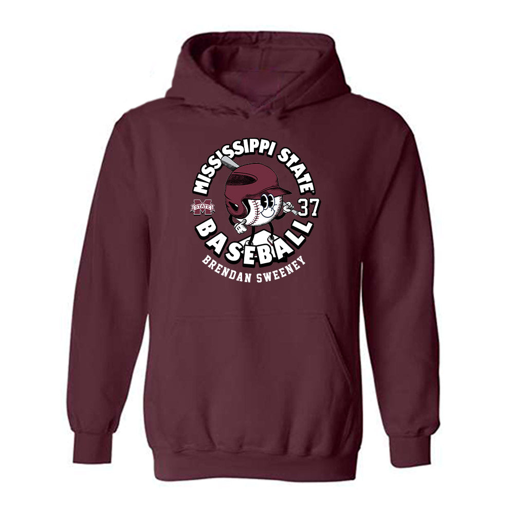 Mississippi State - NCAA Baseball : Brendan Sweeney - Fashion Shersey Hooded Sweatshirt-0