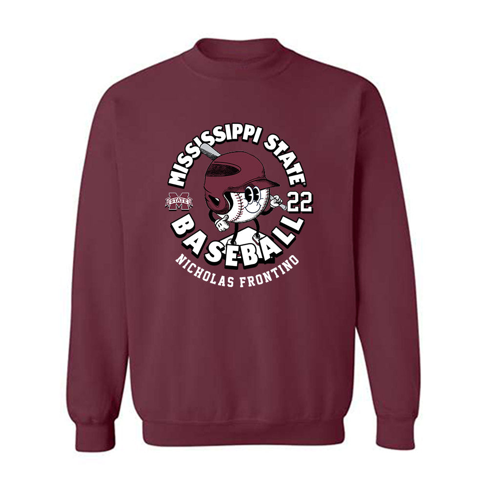 Mississippi State - NCAA Baseball : Nicholas Frontino - Fashion Shersey Crewneck Sweatshirt-0