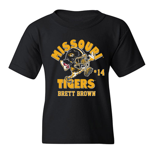 Missouri - NCAA Football : Brett Brown - Fashion Shersey Youth T-Shirt-0