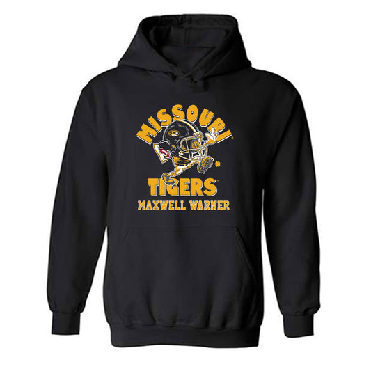 Missouri - NCAA Football : Maxwell Warner - Fashion Shersey Hooded Sweatshirt-0