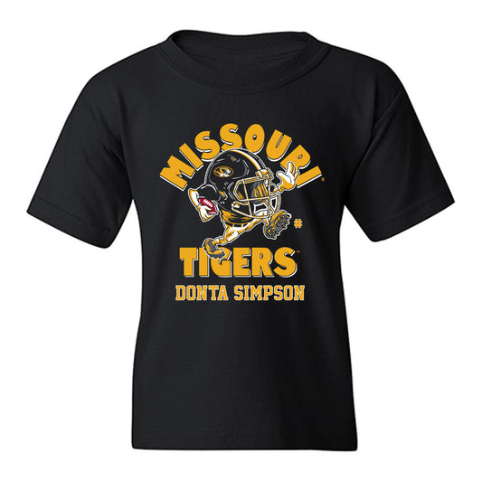 Missouri - NCAA Football : Donta Simpson - Fashion Shersey Youth T-Shirt-0
