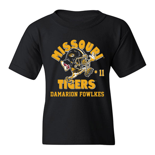 Missouri - NCAA Football : DaMarion Fowlkes - Fashion Shersey Youth T-Shirt-0