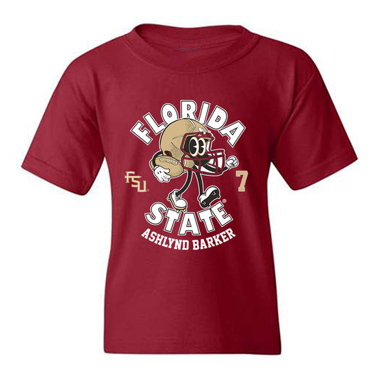 FSU - NCAA Football : Ashlynd Barker - Fashion Shersey Youth T-Shirt-0