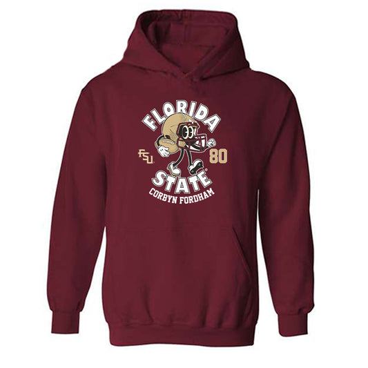 FSU - NCAA Football : Corbyn Fordham - Fashion Shersey Hooded Sweatshirt-0