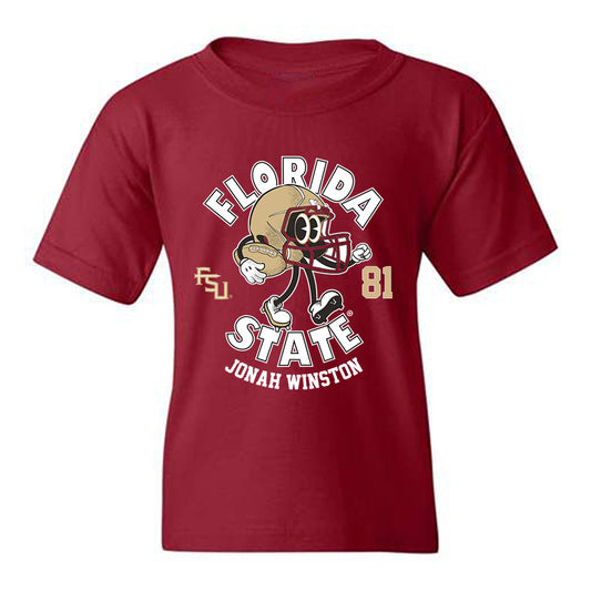 FSU - NCAA Football : Jonah Winston - Fashion Shersey Youth T-Shirt-0