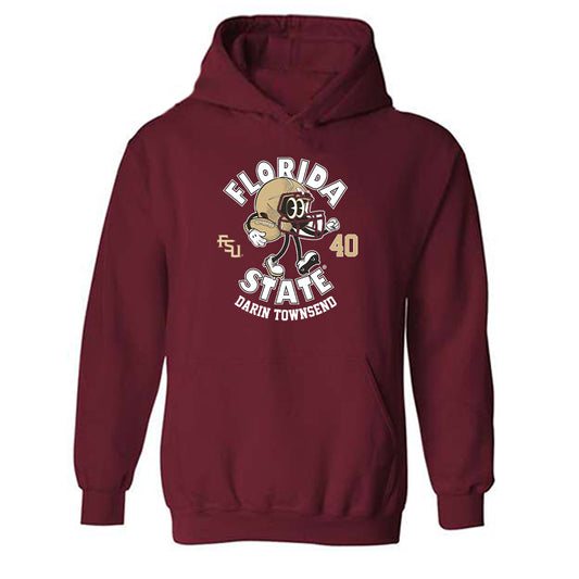 FSU - NCAA Football : Darin Townsend - Fashion Shersey Hooded Sweatshirt-0