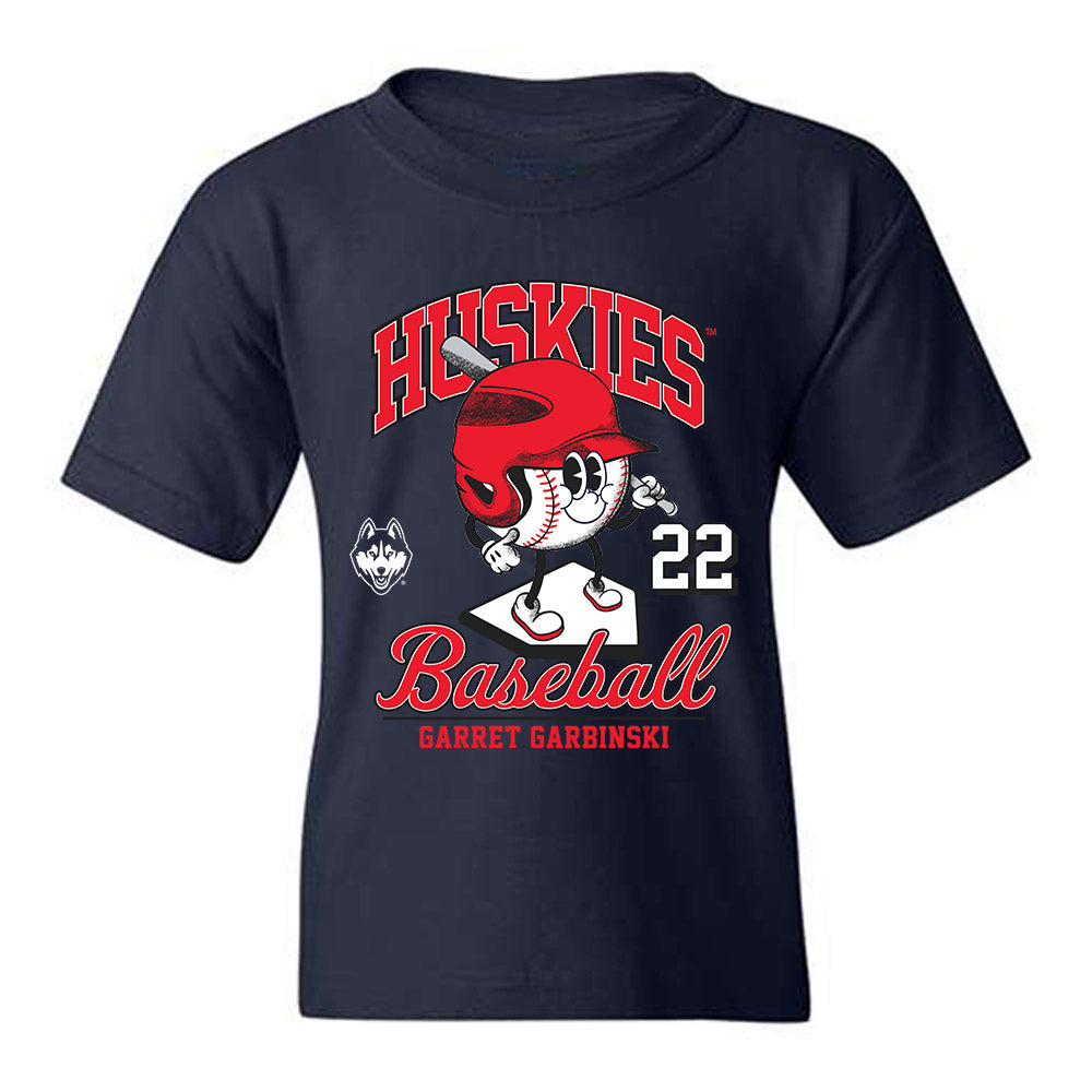 UConn - NCAA Baseball : Garret Garbinski - Fashion Shersey Youth T-Shirt-0