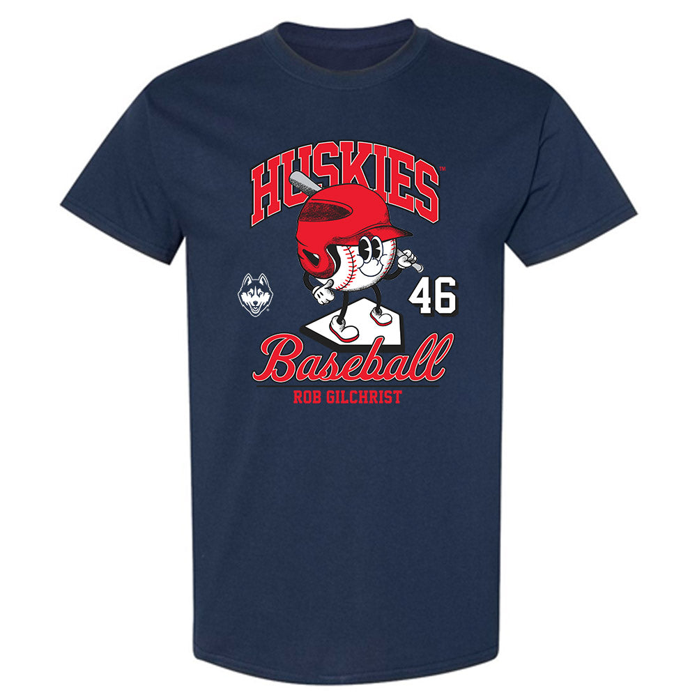 UConn - NCAA Baseball : Rob Gilchrist - Fashion Shersey T-Shirt-0