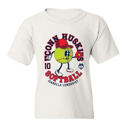 UConn - NCAA Softball : Isabella Lundquist - Fashion Shersey Youth T-Shirt-0