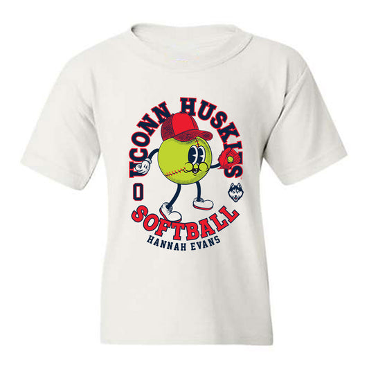 UConn - NCAA Softball : Hannah Evans - Fashion Shersey Youth T-Shirt-0