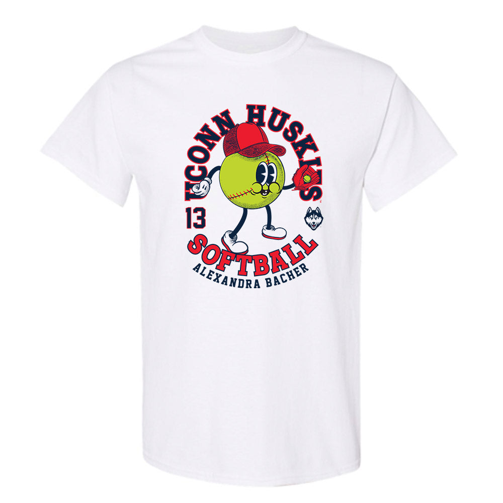 UConn - NCAA Softball : Alexandra Bacher - Fashion Shersey T-Shirt-0