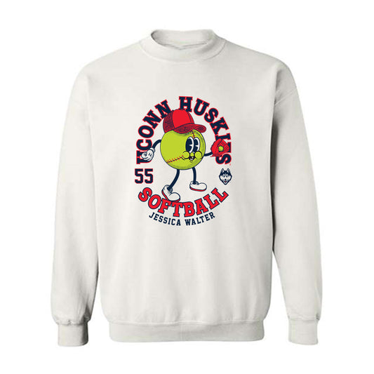 UConn - NCAA Softball : Jessica Walter - Fashion Shersey Crewneck Sweatshirt-0