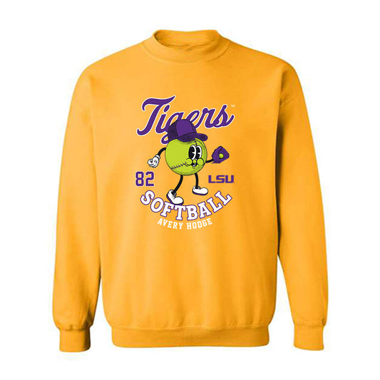 LSU - NCAA Softball : Avery Hodge - Fashion Shersey Crewneck Sweatshirt-0