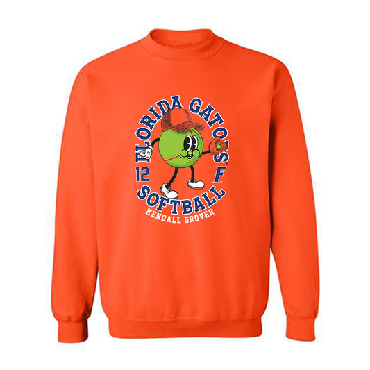 Florida - NCAA Softball : Kendall Grover - Fashion Shersey Crewneck Sweatshirt-0