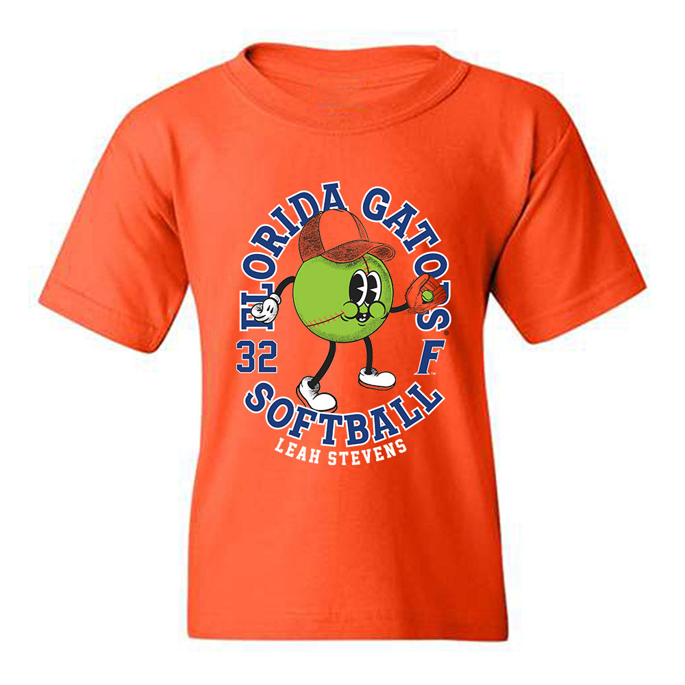 Florida - NCAA Softball : Leah Stevens - Fashion Shersey Youth T-Shirt-0
