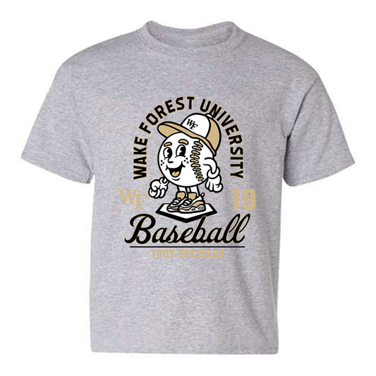 Wake Forest - NCAA Baseball : Troy Dressler - Fashion Shersey Youth T-Shirt-0