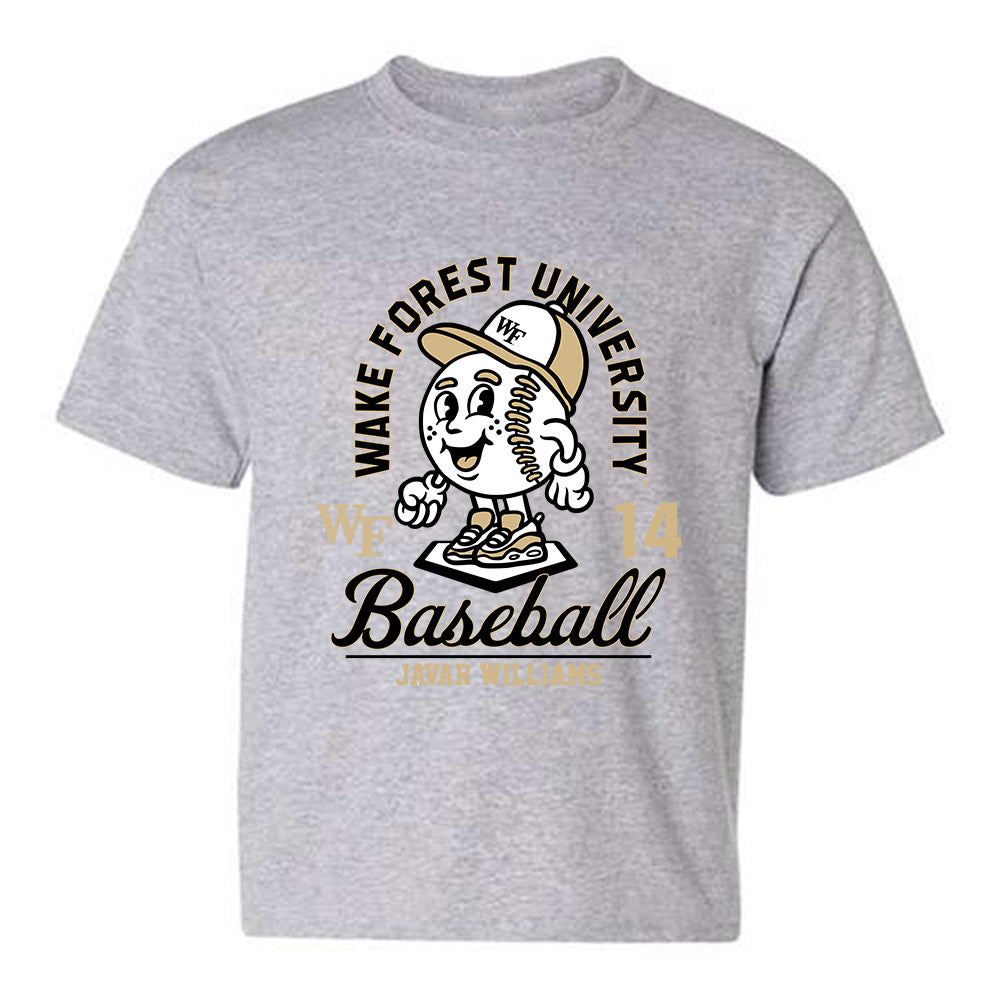 Wake Forest - NCAA Baseball : Javar Williams - Fashion Shersey Youth T-Shirt-0