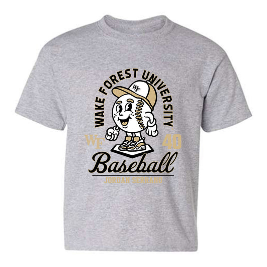 Wake Forest - NCAA Baseball : Jordan Serrano - Fashion Shersey Youth T-Shirt-0
