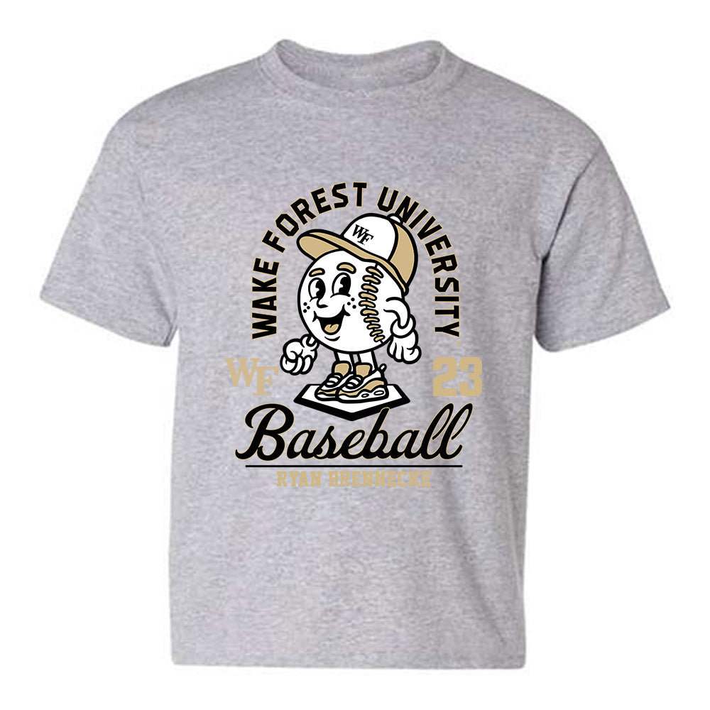 Wake Forest - NCAA Baseball : Ryan Brennecke - Fashion Shersey Youth T-Shirt-0