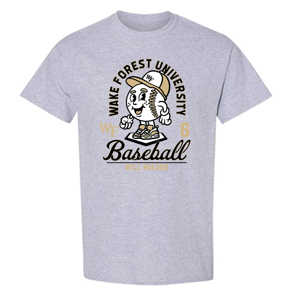 Wake Forest - NCAA Baseball : Will Holden - Fashion Shersey T-Shirt-0