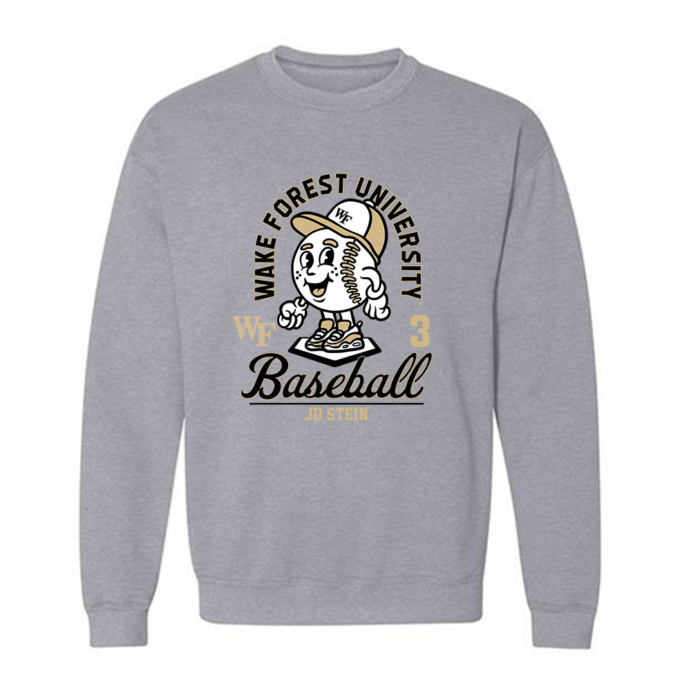 Wake Forest - NCAA Baseball : JD Stein - Fashion Shersey Crewneck Sweatshirt-0