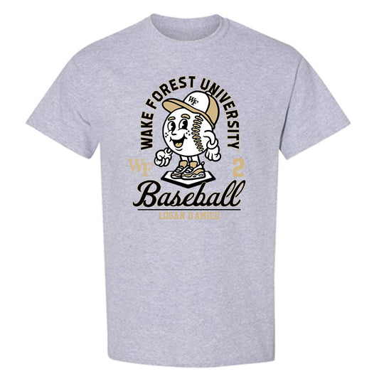 Wake Forest - NCAA Baseball : Logan D'Amico - Fashion Shersey T-Shirt-0