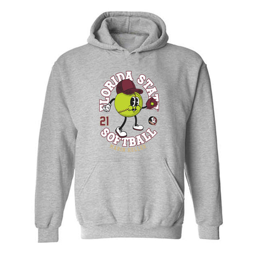 FSU - NCAA Softball : Marin Heller - Fashion Shersey Hooded Sweatshirt-0