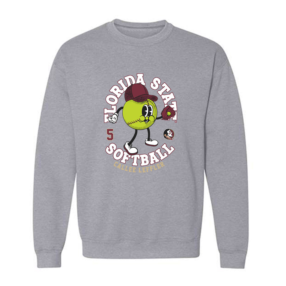 FSU - NCAA Softball : Callee Leffler - Fashion Shersey Crewneck Sweatshirt-0