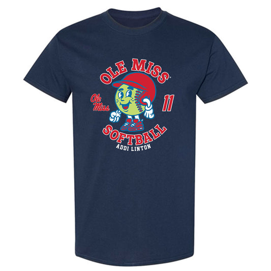 Ole Miss - NCAA Softball : Addi Linton - Fashion Shersey T-Shirt-0