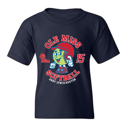 Ole Miss - NCAA Softball : Abby Lynch-Buxton - Fashion Shersey Youth T-Shirt-0