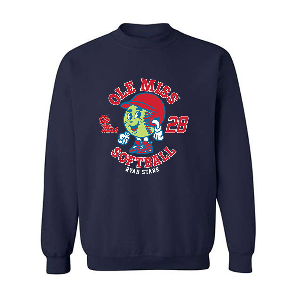 Ole Miss - NCAA Softball : Ryan Starr - Fashion Shersey Crewneck Sweatshirt