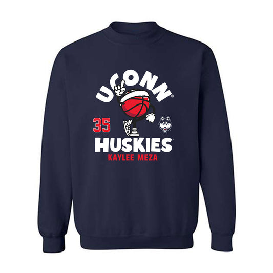 UConn - NCAA Women's Basketball : Kaylee Meza - Fashion Shersey Crewneck Sweatshirt-0