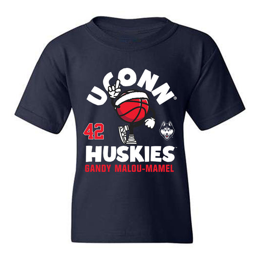 UConn - NCAA Women's Basketball : Gandy Malou-Mamel - Fashion Shersey Youth T-Shirt-0