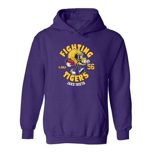 LSU - NCAA Football : Jake Ibieta - Fashion Shersey Hooded Sweatshirt-0