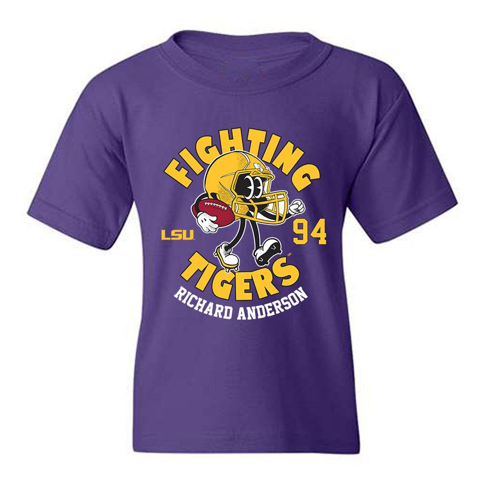 LSU - NCAA Football : Richard Anderson - Fashion Shersey Youth T-Shirt-0