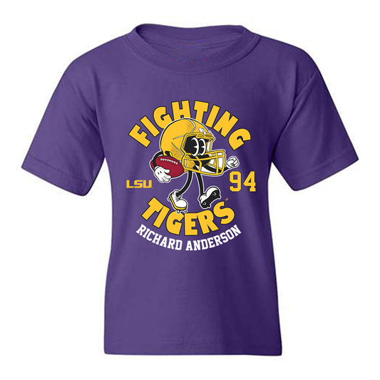 LSU - NCAA Football : Richard Anderson - Fashion Shersey Youth T-Shirt-0