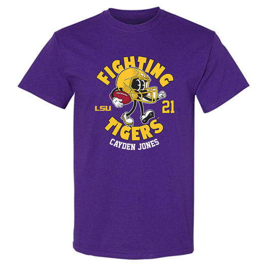 LSU - NCAA Football : Cayden Jones - Fashion Shersey T-Shirt-0