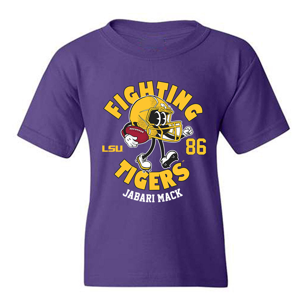 LSU - NCAA Football : Jabari Mack - Fashion Shersey Youth T-Shirt-0