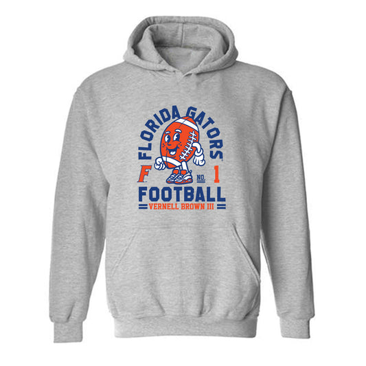 Florida - NCAA Football : Vernell Brown III - Fashion Shersey Hooded Sweatshirt-0