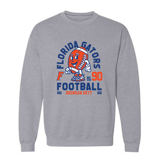 Florida - NCAA Football : Brendan Bett - Fashion Shersey Crewneck Sweatshirt-0