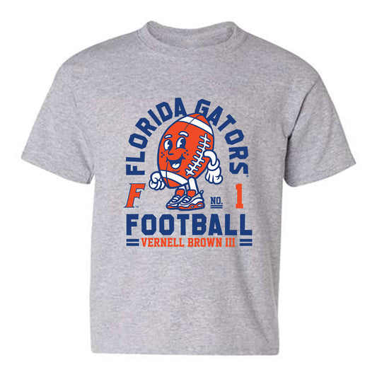 Florida - NCAA Football : Vernell Brown III - Fashion Shersey Youth T-Shirt-0