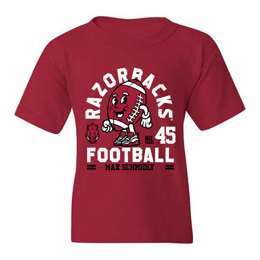 Arkansas - NCAA Football : Max Schmidly - Youth T-Shirt