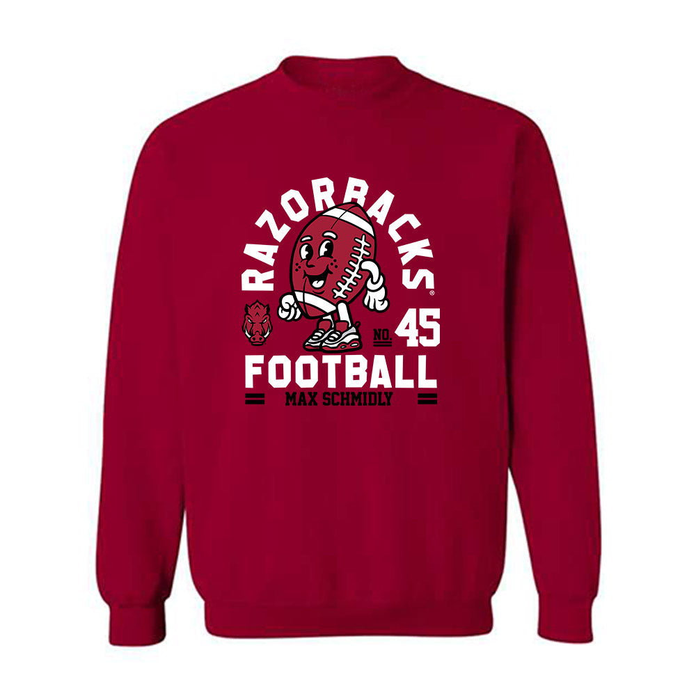 Arkansas - NCAA Football : Max Schmidly - Crewneck Sweatshirt