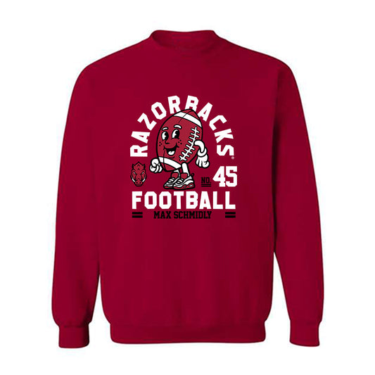 Arkansas - NCAA Football : Max Schmidly - Crewneck Sweatshirt