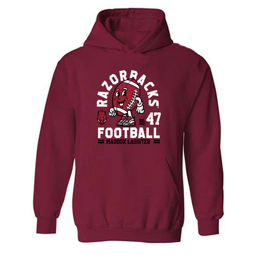 Arkansas - NCAA Football : Maddox Lassiter - Hooded Sweatshirt