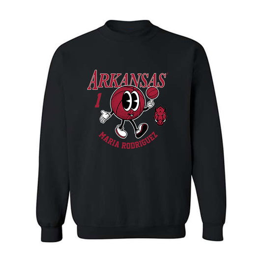 Arkansas - NCAA Women's Basketball : Maria Rodriguez - Fashion Shersey Crewneck Sweatshirt-0