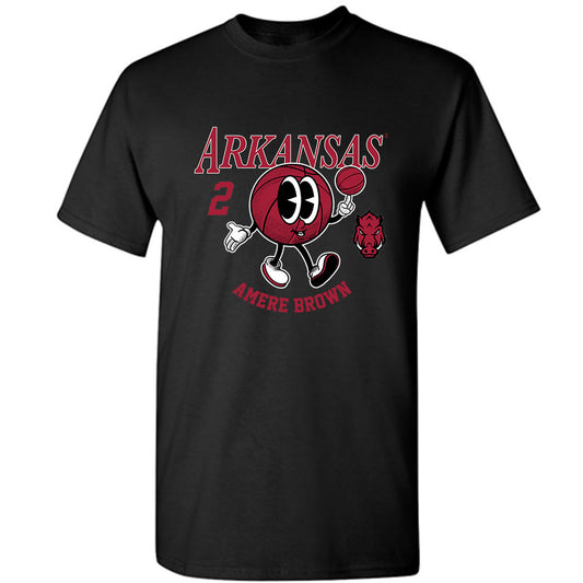 Arkansas - NCAA Men's Basketball : Amere Brown - Fashion Shersey T-Shirt-0
