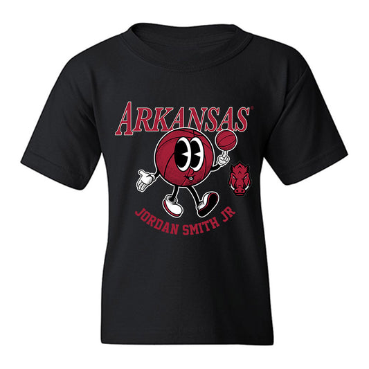 Arkansas - NCAA Men's Basketball : Jordan Smith Jr - Fashion Shersey Youth T-Shirt-0