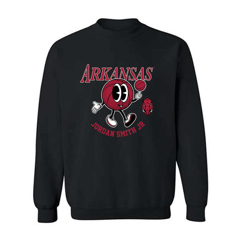 Arkansas - NCAA Men's Basketball : Jordan Smith Jr - Fashion Shersey Crewneck Sweatshirt-0