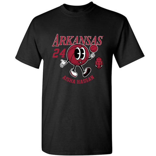 Arkansas - NCAA Women's Basketball : Aisha Hassan - Fashion Shersey T-Shirt-0